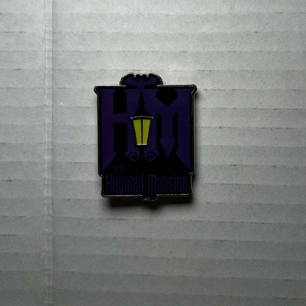 Disney’s Haunted Mansion Logo Pin - Glow in the Dark Lantern